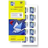 10 Stück 0,85 EUR 85 Cent postfrische Briefmarken | Frankaturware Markenset (Motiv: Brieftaube) selbstklebend
