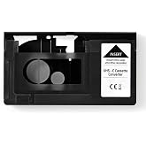 CABLEPELADO - VHS-C to VHS Converter &ndash; Motorized Adapter for Playing Old Tapes in VHS Video Recorder