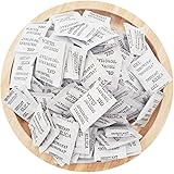 ECYC Packung Mit 60 Silica-Ge-Feuchtigkeits-Trockenmittel-Paketen, Ungiftige Feuchtigkeitsabsorberbeutel FüR Kleidung, Lebens