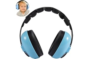 GUKOY Baby Ear Protection Noise Cancelling HeadPhones, Noise Reduction Ear Defenders for Ages 0-3 Years | Infant Hearing Protection Earmuffs