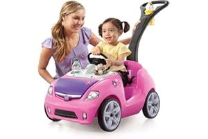 Step2 Whisper Ride Runner in pink | Pushchair/Runner with handlebar | For children aged 1.5 years and over