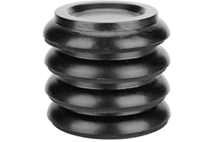 ‎ARAMOX 4 STÜCKE Bodenschoner Piano Caster Cups Piano Foot Pads, Klavier Fußpads, Runde Buchenholz Piano Caster Cup Fuß Pad Set aufrecht Klavier Caster Cups Zubehör(Schwarz)