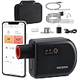 INKBIRD ISC-027BW Wi-Fi Bluetooth BBQ Temperature Controller, Automatic Smoker Fan Controller, Grill Thermometer with 4 Probes for Big Green Egg, Kamado Joe, Primo, Vision Grill, Akorn Kamado