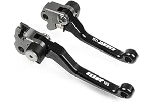 NOLLAM Leve Frizione Freno Moto da Cross Adatto per Husqvarna WR 125 WR125-300 WR 125 300 2013 Leva Pivot Motocross Leva Pieghevole in Alluminio CNC