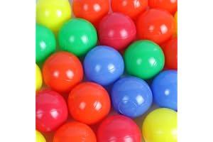 ‎INFANTASTIC Infantastic® Babybälle für Bällebad - Setwahl: von 100 bis 2000 Stück, Ø 5.5cm, BPA frei, Rot, Blau, Gelb, Grün und Orange - Bälle, Kinderbälle, Plastikbälle, Spielbälle, Bällepool