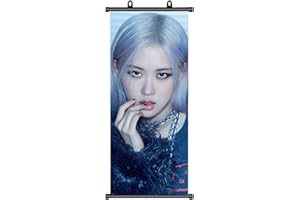 TuYines Poster Blackpink, image enroulable Blackpink, article pour fans de Blackpink, poster Blackpink, poster à défilement, cadeau Blackpink, décoration d'anniversaire en tissu, poster 70 x 30 cm