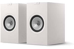 KEF Q3 Meta Diffusori HiFi passivi da scaffale, bianco satinato | Musica | TV & Home Cinema | Gaming | Bass Reflex a 2 vie | Driver Uni-Q da 16,5 cm con tecnologia MAT