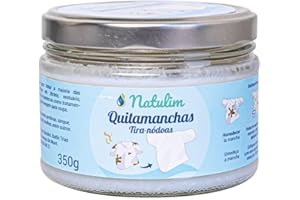 NATULIM Quitamanchas (350 gramos) - Eficaz contra todo tipo de manchas, Ecológico, Libre de plástico, Zero Waste, Vegano y Cruelty Free - Ropa limpia y suave sin ensuciar el Planeta - Made in Spain