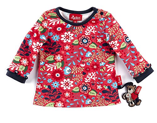 Sigikid Baby Girls Langarmshirt, Baby Long Sleeve Top, Multicoloured (mehrfarbig M), 6-9 Months (Manufacturer size: 74)