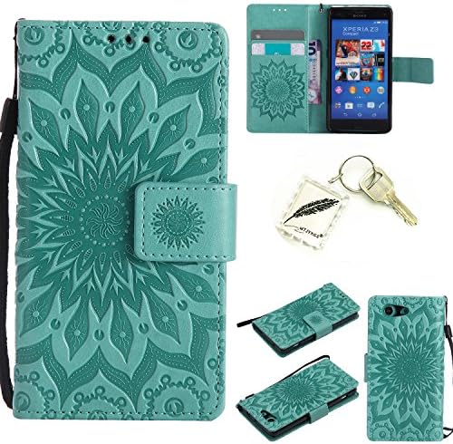 Slim Bumper Case PU Case for Sony Xperia Z3 Compact/Z3 Mini Soft Protective Flexible Soft Lightweight Shock Resistant. Slim Silicone Cover Case Cover Cap – Photo Frame Keychain # TQB 6