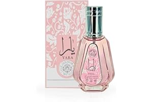 RESAES RESISTANT AND AESTHETIC Perfume Yara Eau de Parfum 50 ml, Perfume Árabe para Mujer de Larga Duración, Fragancia Dulce y Acaramelada con Notas Florales y Frutales, Formato Ideal para Llevar en el Bolso o de Viaje (Yara 50ml)