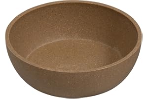 JACK AND VANILLA, Ciotola in bambù Ecologica Beige, Design Elegante, Antiscivolo, capacità 570 ml, Diametro 14,2 cm, Ideale per Piccoli e Medi Animali, Facile da Pulire, Modello Bon Appetit