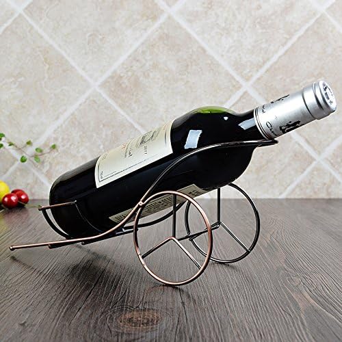 European Wine Rack Iron Wine Rack Fashion Creative Gifts Ornaments Wine Wine Display Wine Rack,Rickshaw Bronzer