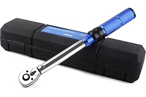 GUDECIUS Klucz dynamometryczny 1/4 cala 5-25 Nm moment obrotowy klucz widelcowy 0,2 Nm mikro-regulacja z blokadą ±3% dokładności błędu motocykla, roweru, klucza dynamometrycznego