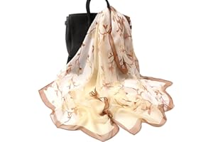 FAIRYGATE Ladies Chiffon Scarf Soft Georgette Headwrap Girls Headscarf Sheer Wrap Women's Scarves & Wraps