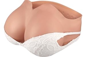 ICEVER Senos de Silicona Realistas Pechos Silicona Travestis Artificiales Pechos Falsos del Gel Cosplay Senos para Transgéneros Crossdresser Protesis Mama Mastectomia