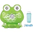Kidology Automatic Frog Shape Bubble Machine Frog Blower Bubble Machine Maker With Nursery Rhyme Bathtub Toys For Infant Baby Outdoor Toys For Boys Girls, Green