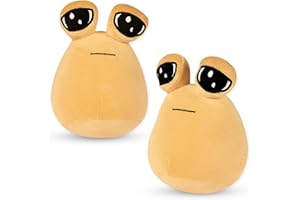 Atuoxing Peluche Pou, 22cm Pou Triste Peluche para Niños, My Pet Alien Pou Peluche, Juguete de Peluche de Pou