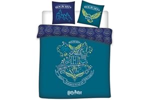 AYMAX Harry Potter dwustronny komplet pościeli, poszwa na kołdrę 240 x 220 cm i 2 poszewki na poduszki 63x63 cm, 100% poliester