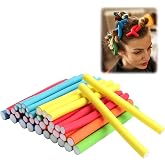 40 Bigudies for Curling Hair, Flexible Hair Rollers Twist Rods | Heatless Hair Curler for Long, Short and Wavy Hair, Hair Cur