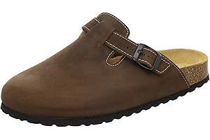 AFS-Schuhe 3900 męskie chodaki, wygodne kapcie dla mężczyzn, pantofle ze skóry, Made in Germany