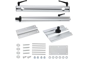 PQY Removable Table Bracket Mount RV Accessories Detachable Height Adjustable Aluminum 360 Degree Rotation for Yachts RV Motorhome