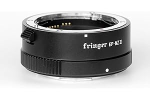 Fringer EF-NZ II Objektivadapter Autofokus Ring Eingebaute elektronische Blende Kompatibel mit Canon EOS EF Objektiv auf Kompatibel mit Nikon Z Mount Kamera ZFC Bajonett Zf Z9 Z8 Z7II Z6 Z50 Z7 Z6II