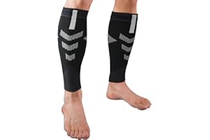 ACWOO Opaski na łydki, kompresyjne rękawy na łydki dla mężczyzn i kobiet, opaska na nadgarstek stopniowana kompresja 23-32 mmHg klasa 2, do żylaków, drążków piszczelowych, obrzęku nóg