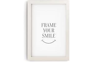 MONFRAME Bilderrahmen Modern - 59,4x84 (DIN A1) cm - Weiß - mit Acrylglas