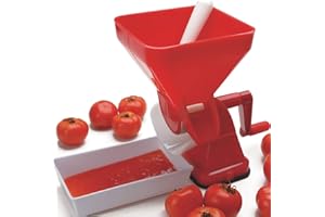 SERLIUM Tomato Strainer, Tomato Press Manual Tomato Juicer Sauce Maker Food Strainer for Fruit Vegetables Kitchen Tool
