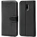 Produktbild Nokia 6 Tasche Bookstyle Schwarz, PU LEDER Hülle Schwarz, Handyhülle 6 Flip Case Wallet, Booklet Cover Brieftasche Etui Schutzhülle mit Kartenfächer, Nokia 6 (5,5 Zoll (14 cm)