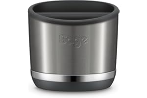 Sage - The Knock Box 10 - Pour une Élimination Facile et sans Désordre des Capsules de Café - Stocke jusqu'à 10 Capsules d'Expresso - Acier Inoxydable Noir