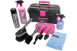 MUC OFF Muc-Off Ultimate Motorcycle Care Kit - Motorbike Cleaning Kit with Nano Tech Motorcycle Cleaner, Cleaning Brush Set, Protectant, Speed Polish & Storage Tool Box