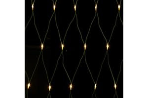 ‎GARTENPIRAT Gartenpirat LED-Lichternetz 4x2 m 180 LED warmweiß mit Timer-Funktion Lichterkette Netz Beleuchtung außen innen