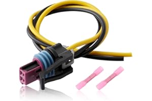 Carbhub LS 2-Wire Pigtail for Coolant Temperature Sensor Connector, 6-inch Wire Lead, Compatible with LS1 LS3 LS2 LQ4 LQ9 LS6 L92 L99 L33 LR4 Sensor