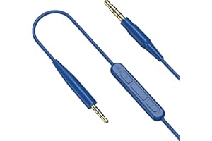Zosvoses 2,5mm auf 3,5mm Audiokabel Klinkenkabel, Ersatz Bose Kopfhörer Audio Kabel mit Mikrofon und Lautstärkeregelung kompatibel mit Bose 700 Quietcomfort QC25 QC35 QC35II QC45 JBL & AKG Kopfhörer