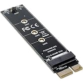 محول Alfais 4391 M.2 Nvme Ssd Ngff إلى Pcie 3.0 X1 محول بطاقة المفتاح M