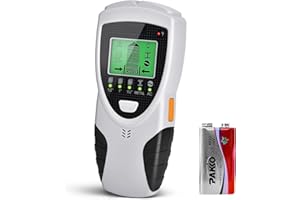 Yemetey Stud Finder Wall Scanner, 5 in 1 Stud Detector Wire Detector for Wall, Dienmern Cable Detector for Walls Scanner, with Battery LCD Display for Stud AC Wire Cable Metal Wood Pipe