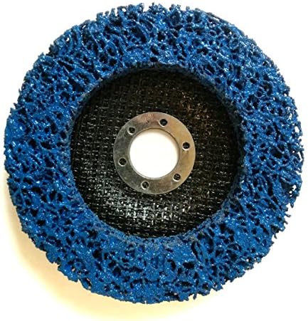 Cleaning battery for Angle Grinder Clean Strip Disc diameter 125 mm CBS Nylon Fabric Coarse Cleaning Disc Blue
