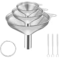N/A/ Yerba Mate Bombilla, Yerba Mate - Cucchiaio per filtro in paglia in acciaio inox, per bere caffè, cocktail, confezione da 5 con spazzola per la pulizia (5 oro rosa