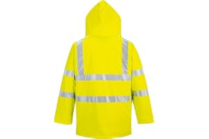 Portwest S490 Ultra Arbetskläder Jacka Med Huva Vattentät Reflekterande
