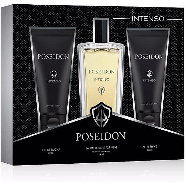 Instituto Español Poseidon Gold Ocean Pack – 100 Ml Set Mit Eau De Toilette, After Shave & Duschgel