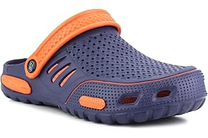 IMTY Mens Lightweight EVA Beach Clogs Summer Breathable Kitchen Garden Hospital Nurse Pool Water Shoe Mules Sandals