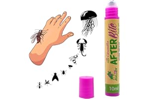 LEDDY LIVING Naturalny długopis kulkowy po nakłuciu – natychmiastowa ulga od swędzenia i zaczerwienienia na ukąszenia komarów, os, pszczół, kleszcze, pchły, meduzy, aloesu, mięty i trawy cytrynowej (10 ml)