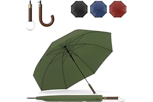 Sapor Design Regenschirm Stockschirm sturmfest Auf-Automatik windsicher | XXL groß & stabil für 2 Personen Damen & Herren | Golfschirm Reise – 123 cm Ø elegant