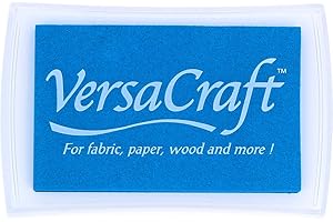 Tsukineko Versacraft - Tampone per timbri, Colore: Azzurro