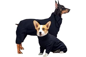 Hjyokuso Hundemantel Winter, Hundejacke, Weicher Fleece Hundepullover FüR Kleine MittelgroßE Grosse Hunde, Winddichte Haustierkleidung Outfit Mit ReißVerschluss, Chihuahua Kleidung (XXS-3Xl)