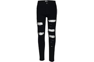 A2Z 4 Kids Boys Ripped Denim Jeans Comfortable Stretch Skinny Pants Trousers Lightweight Trendy Summer Casual Pants for Children Age 3-14 Years