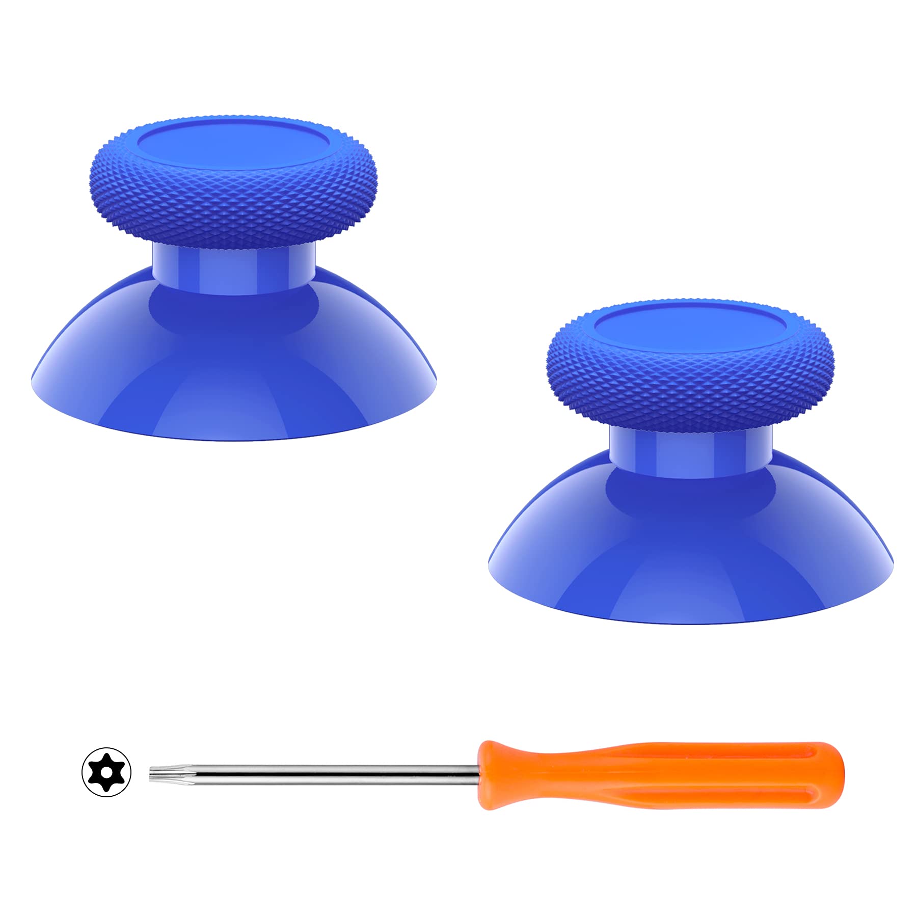 eXtremeRate Replacement Thumbsticks for Xbox Series X & S Controller, Joysticks Repair Kit for Xbox Wireless Controller, Custom Accessories Analog Stick Button for Xbox One S/X/Elite Controller - Blue - 1