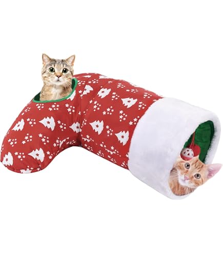 Weihnachtsbaum-Katzentunnel – Schützt Den Baum Und Bietet Spielspaß, Plüsch, 90 Cm Durchmesser